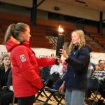 Athletes pass the torch.