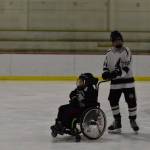 Canadian Blind Hockey held a Try Skating and Blind Hockey event at Winfield Arena in Lake Country on Wednesday, Nov. 26. (Jordy Cunningham/Black Press Media)