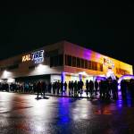 Fans lined up to at Kal Tire Place to see The Beaches free concert Nov. 27 in Vernon. (Steph Montani, SiriusXM Canada)