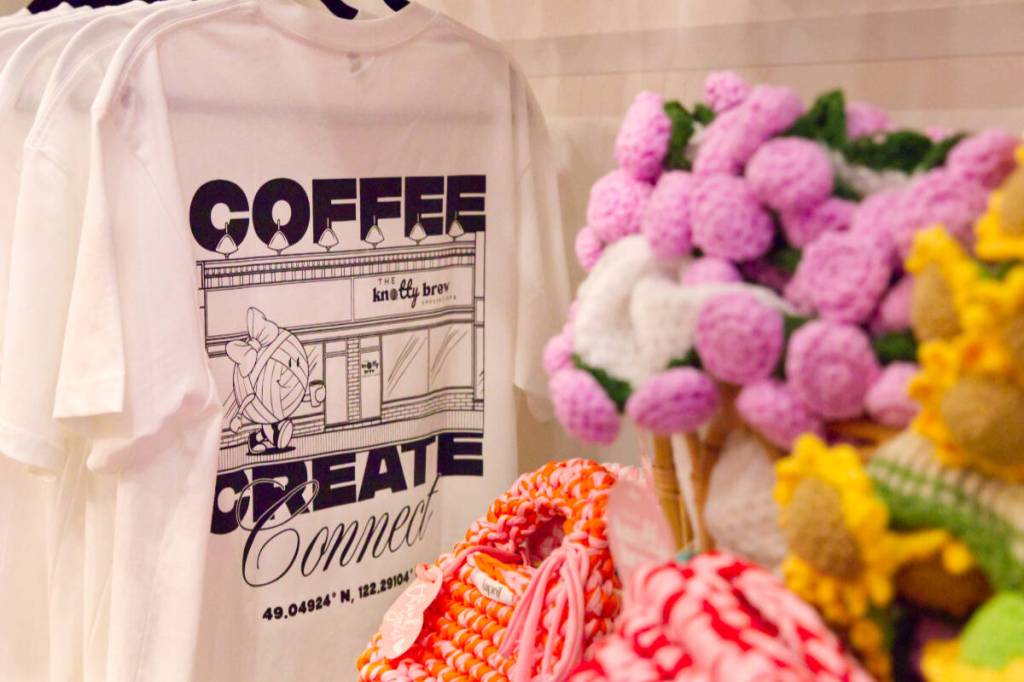 The Knotty Brew is the first crochet cafe in Canada, with only a handful of similar businesses existing around the world. (Brandon Tucker/Abbotsford News)