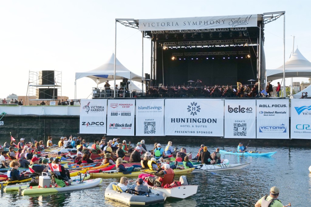 Tens of thousands packed Victoria’s Inner Harbour as Symphony Splash returned Aug. 4 after a five-year hiatus.