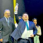 Magician Billy Hsueh at the 2025 FISM World Championships of Magic event Turin, Italy, in July.