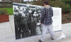The Komagata Maru memorial at Coal Harbour in Vancouver.
