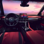 The Acura ADX interior comes with a 10.2-inch digital driver&rsquo;s gauge display along with a 9.0-inch touchscreen with Apple CarPlay and Android Auto connectivity. Photo: Acura