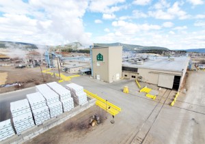 West Fraser employs 500 full-time workers at the sawmill and plywood plant in Williams Lake.