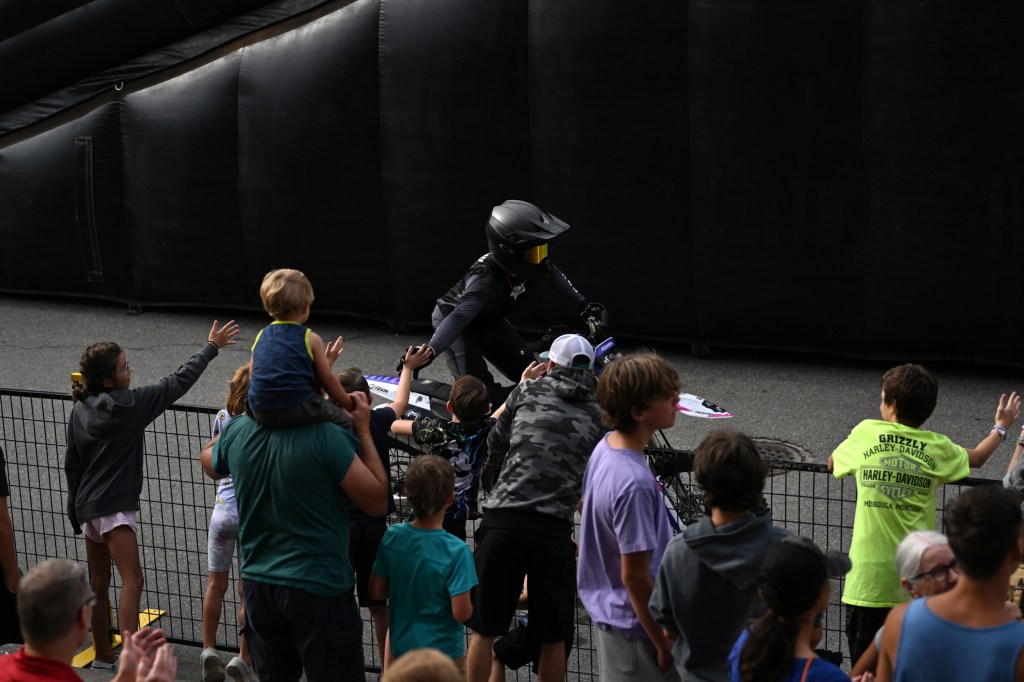 The Mega Motocross was a different kind of high-flying show at Peach Fest.