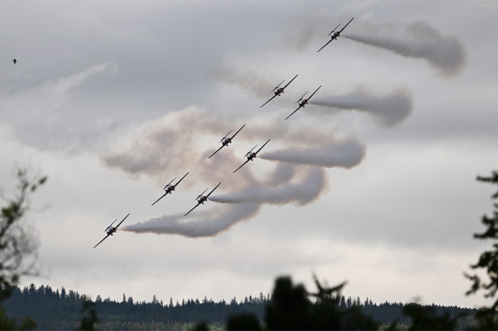 The Snowbirds had a triumphant return to Penticton's Peach Fest for the first time since 2019.