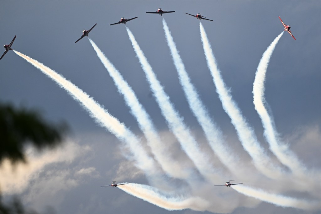 The Snowbirds had a triumphant return to Penticton's Peach Fest for the first time since 2019.