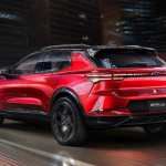 The Chevy Equinox EV's front end has a more aerodynamic appearance, as does the sweptback roofline and rear deck. Courtesy Chevrolet