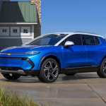 The 2025 Chevrolet Equinox EV has a completely different look compared with its gasoline sibling.