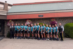 The annual 10-day Cops for Kids charity bike ride began in Kelowna on Friday, Sept. 5.