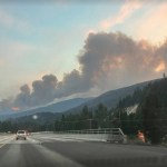 A 105 hectares wildfire is burning by 44 kilometres northeast of Hope by the Coquihalla Highway on Sept. 1.