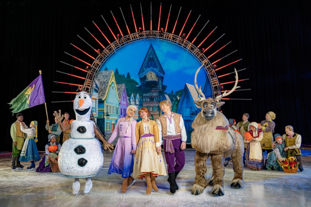 Characters in the Disney On Ice show "Let's Dance!" coming to Pacific Coliseum in Vancouver from Nov. 26-30, 2025.