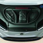 The EX90 and the XC90 have comparable dimensions and capacities, but the EX90 has the advantage with its stowage spot beneath the hood. PHOTO: VOLVO