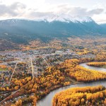 Smithers awash in the colours of fall.