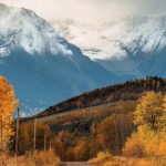 Smithers awash in the colours of fall.