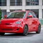 The 500e&rsquo;s power system has a single electric motor supported by a 42-kilowatt-hour lithium-ion battery pack. Photo: Fiat