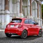 The 500e has similar proportions to the previous model, but the front and rear ends have been redesigned. Photo: Fiat