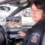 Const. Janis Carmena of Saanich police is on leave from Saanich Police after being diagnosed with PTSD in 2019. / Const. Janis Carmena