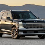 From front to back the restyled body of the 2026 Hyundai Palisade exudes a premium appearance.