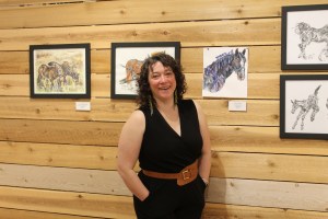 Art gallery manager Nicole Chernish is leaving the position later this summer.