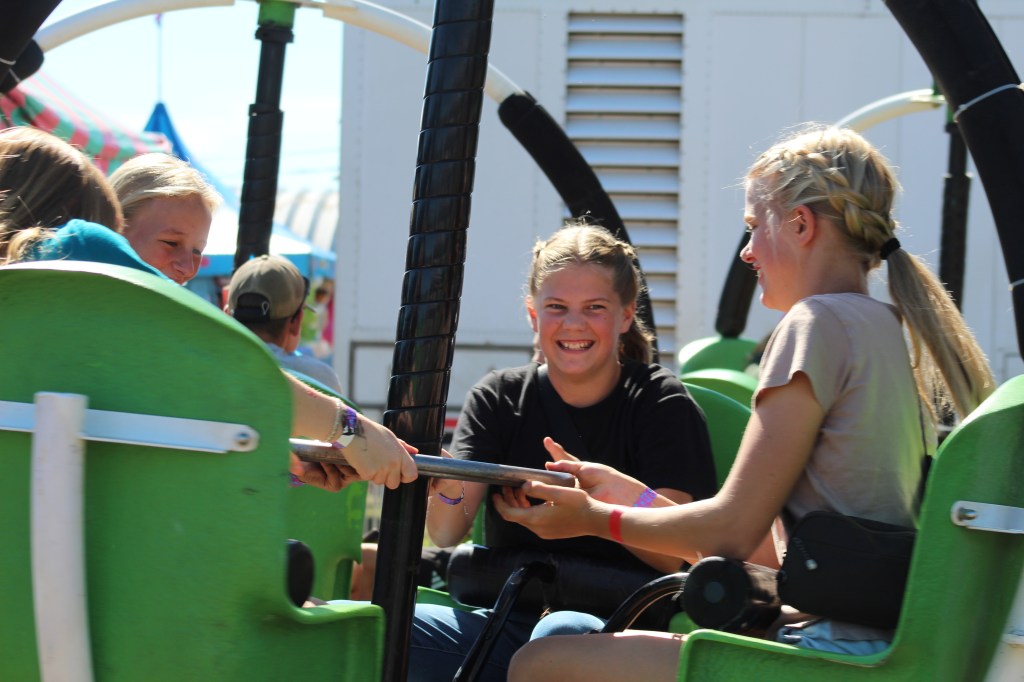 Shooting Stars brought a new ride to the fair this year.