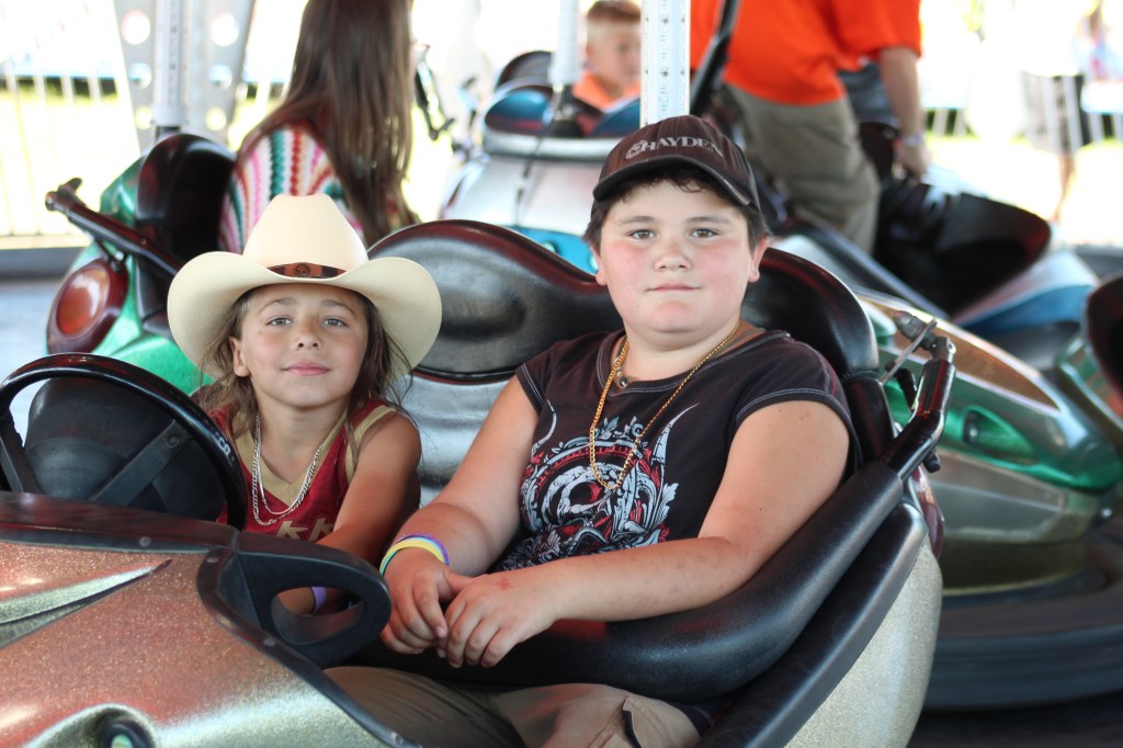 Bumper cars were a hit.