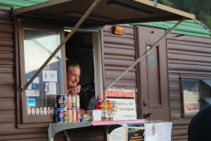 Food vendors at the Telkwa BBQ were popular.