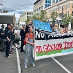 Protesters in Victoria gearing up to send a newly built tiny home north to be used by a Gitxsan woman making a stand against the Prince Rupert Gas Transmission line.