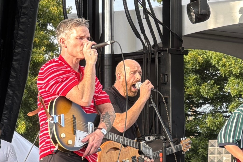 Said the Whale band on stage at Barnside Harvest Festival in Ladner on Friday, Sept. 12, 2025.