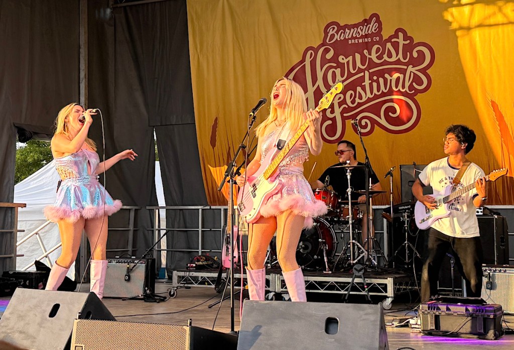 The band Fionn on the Dueck Cadillac stage at Barnside Harvest Festival on Friday, Sept. 12, 2025.