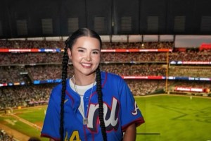 Lauren Spencer Smith at the Major League Baseball All-Star Game in Atlanta this week. (Lauren Spencer Smith/Instagram)