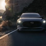 The Mazda3 is similarly sized to its competitors, but you can get all-wheel-drive and a 250-horsepower turbocharged four-cylinder. It’s a lot of fun to drive although not particularly thrifty if you drive in a fun manner. PHOTO: MAZDA