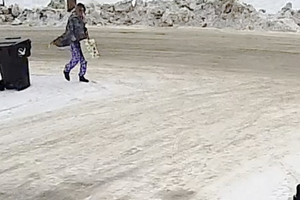 Vanderhoof RCMP have provided a video screen capture of a an individual they hope to speak to.