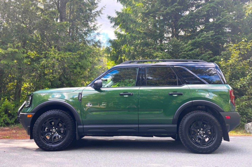 For 2025, the Bronco Sport introduces its first-ever Sasquatch off-road package.
