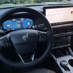 The Sasquatch's cabin is clean and uncluttered, with a handful of physical buttons beneath the 13.2-inch touchscreen. Alexandra Straub photo