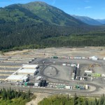 Drone's view Seabridge Gold's Camp 11 at the flagship KSM project.