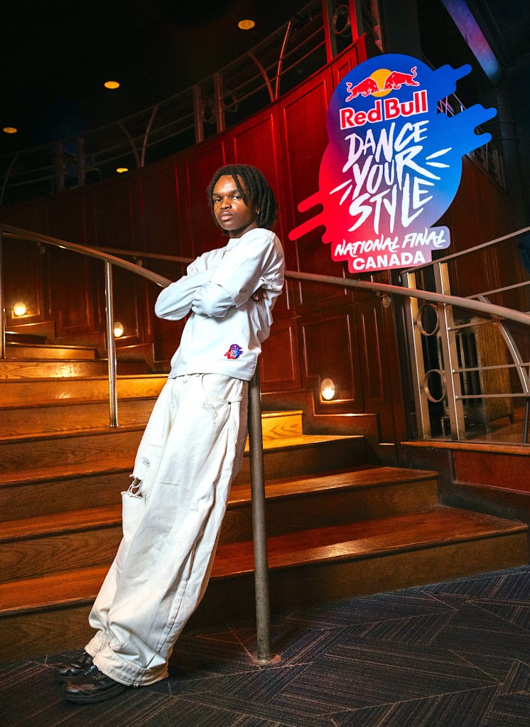 Surrey resident Humuza Bariza (aka Humuzza) poses for a photo after winning the Red Bull Dance Your Style national finals at Commodore Ballroom in Vancouver on Friday, Sept. 5, 2025.
