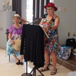 Cheryl Hofweber plays harmonica during the Buddy Up program finale at the Pioneer Senior Centre.