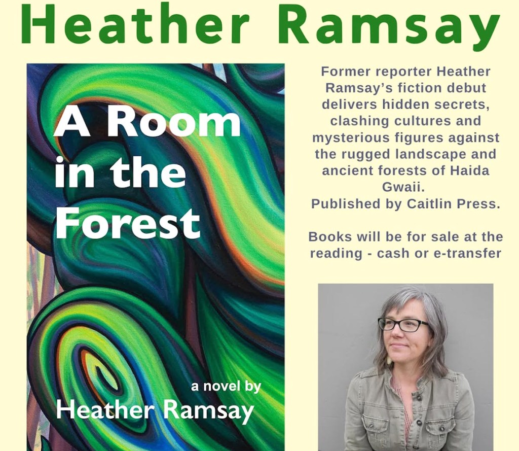Former journalist and freelance writer Heather Ramsay will be promoting her new novel 'A Room in the Forest' at Volume One Books in Duncan on Oct. 18.
(Facebook)