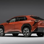 For the FWD bZ4X, maximum range is rated at 406 kilometres. That decreases to 367 kilometres for the AWD version. Photo: Toyota
