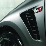 The GR is readily identifiable in a number of ways, such as the front-fender air extractors and, of course, the GR badges.
PHOTO: TOYOTA