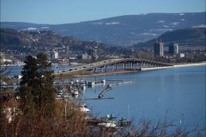 William R. Bennett Bridge across Okanagan Lake. Photo | Kelowna Capital News