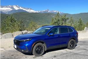 All-wheel drive is standard on the 2023 Honda CR-V Sport, as are a variety of safety features. Keith Morgan photo