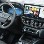 The Escape’s revised dashboard has an available 13.2-inch touch-screen (an 8.0-inch version is standard). Ford provides automatic over-the-air (wireless) updates for the navigation, audio and other control functions. PHOTO: FORD