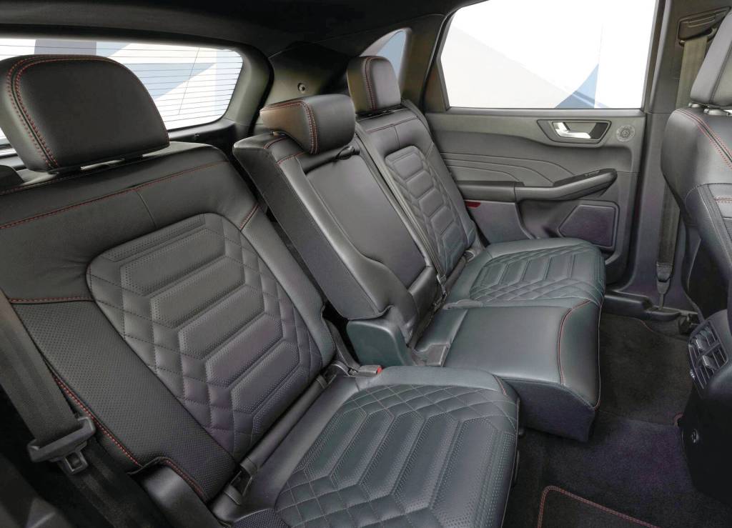 According to Ford, with the Escape’s sliding second-row seat moved fully rearward, passengers are treated to more legroom than they’ll find in the much larger Toyota Sequoia. PHOTO: FORD