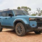 The redesigned Toyota Land Cruiser gets a turbocharged 2.4-litre four-cylinder hybrid system rated at 326 horsepower and 465 pound-feet of torque. PHOTO: TOYOTA