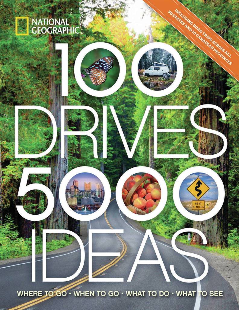 ‘100 Drives, 5000 Ideas’ is authored by global travel writer Joe Yogerst for National Geographic magazine.