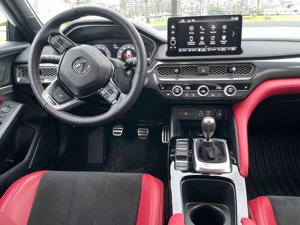 More than a performance vehicle, the Type-S is also a premium sedan inside. Keith Morgan photo