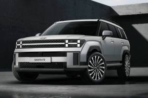 The 2024 Hyundai Santa Fe reminds The Sleuth of a Range Rover crossed with a Ford Expedition. Fearless prediction: it will sell very well. PHOTO: HYUNDAI
